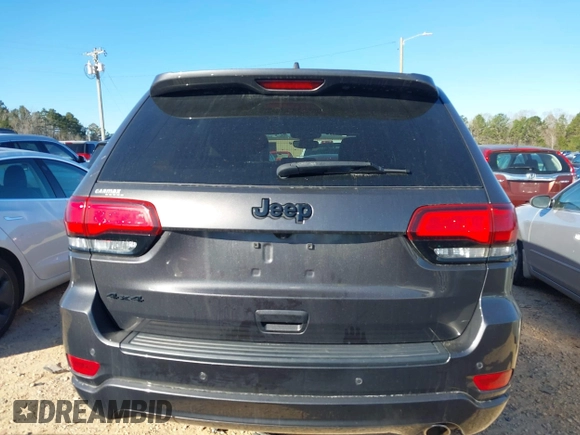 2019 Jeep Grand Cherokee Upland with VIN 1C4RJFAG6KC696710, listed as a IAAI auction lot 41822406 with 80,652 mi miles. Bid and sale history available at carsss.com. Image 16.