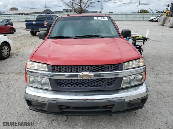 2004 Chevrolet Colorado LS Z85 with VIN 1GCDT196248214081, listed as a Copart auction lot 77973684 with 246,491 mi miles and Salvage Title. Bid and sale history available at carsss.com. Image 5.