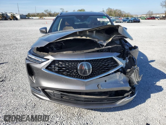 2022 Acura MDX w/Advance Package with VIN 5J8YE1H81NL047890, listed as a Copart auction lot 46604415 with 52,117 mi miles and Salvage Title. Bid and sale history available at carsss.com. Image 5.