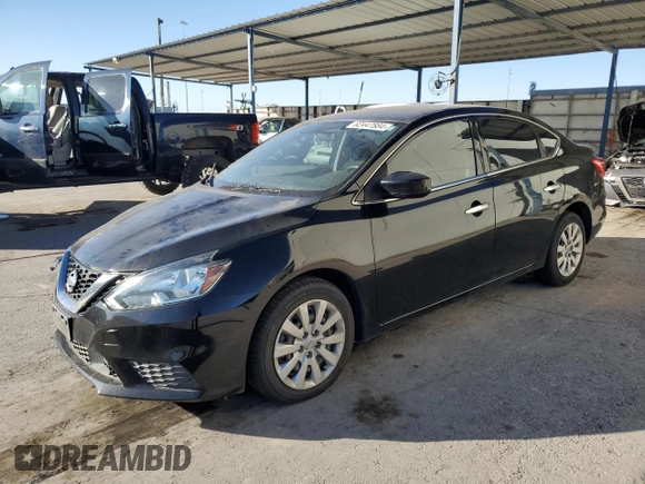2019 Nissan Sentra SV with VIN 3N1AB7AP1KY400356, listed as a Copart auction lot 82447884 with 74,251 mi miles and Salvage Title. Bid and sale history available at DreamBid. Image 1.