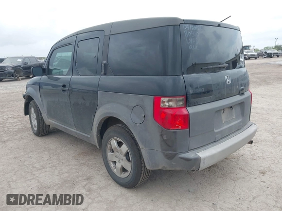 2003 Honda Element EX with VIN 5J6YH28583L017231, listed as a IAAI auction lot 41871596 with 208,768 mi miles and . Bid and sale history available at DreamBid. Image 3.