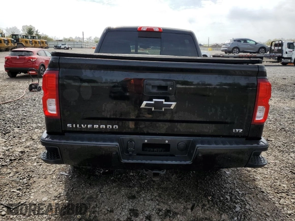2018 Chevrolet Silverado 1500 LTZ with VIN 3GCUKSEC3JG247598, listed as a Copart auction lot 54361315 with 61,339 mi miles and Salvage Title. Bid and sale history available at DreamBid. Image 6.