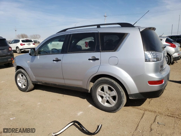 2007 Mitsubishi Outlander LS with VIN JA4MT31X57Z012313, listed as a Copart auction lot 48812055 with 139,066 mi miles and Salvage Title. Bid and sale history available at carsss.com. Image 2.