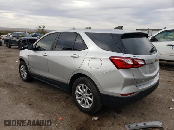 2021 Chevrolet Equinox LS with VIN 3GNAXFEV4MS139058, listed as a Copart auction lot 78614624 with 56,555 mi miles and Salvage title. Bid and sale history available at DreamBid. Image 2.