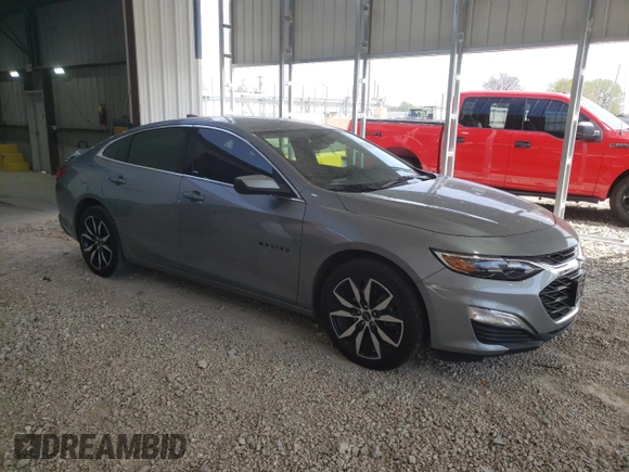 2024 Chevrolet Malibu RS with VIN 1G1ZG5ST1RF141833, listed as a Copart auction lot 53456525 with 17,866 mi miles and Salvage Title. Bid and sale history available at DreamBid. Image 4.