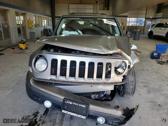 2014 Jeep Patriot Latitude with VIN 1C4NJRFB1ED617164, listed as a Copart auction lot 45481015 with 140,034 mi miles and Salvage Title. Bid and sale history available at carsss.com. Image 5.