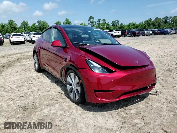 2024 Tesla Model Y Long Range with VIN 7SAYGDEE5RA235910, listed as a Copart auction lot 60988605 with 23,882 mi miles and Salvage title. Bid and sale history available at DreamBid. Image 14.