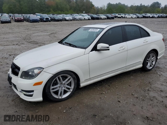 2012 Mercedes-Benz C 300 Sport with VIN WDDGF8BBXCF870761, listed as a Copart auction lot 55396305 with 74,812 mi miles and Clean Title. Bid and sale history available at DreamBid. Image 1.