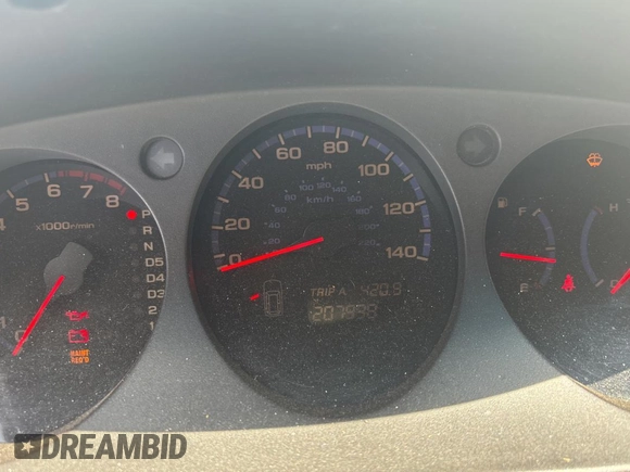 2004 Acura MDX Touring with VIN 2HNYD18954H530413, listed as a Copart auction lot 57705325 with 207,938 mi miles and Clean title. Bid and sale history available at DreamBid. Image 8.
