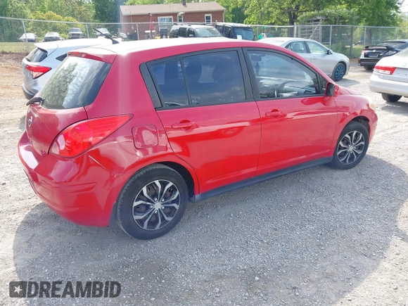 2012 Nissan Versa S with VIN 3N1BC1CPXCL360370, listed as a IAAI auction lot 42178631 with 160,556 mi miles. Bid and sale history available at carsss.com. Image 4.