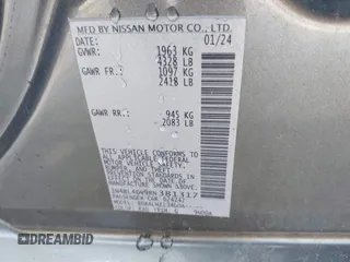 2024 Nissan Altima SV with VIN 1N4BL4DV9RN381317, listed as a IAAI auction lot 42369528 with 36,196 mi miles and . Bid and sale history available at DreamBid. Image 9.