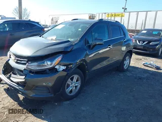 2017 Chevrolet Trax LT with VIN KL7CJPSB6HB253418, listed as a IAAI auction lot 41881440 with 114,104 mi miles. Bid and sale history available at carsss.com. Image 2.