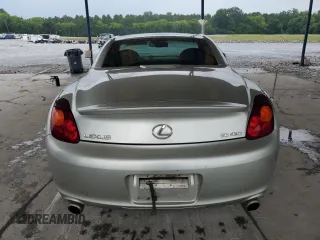 2002 Lexus SC 430 with VIN JTHFN48Y220017266, listed as a Copart auction lot 59598535 with 159,857 mi miles and Salvage title. Bid and sale history available at DreamBid. Image 6.