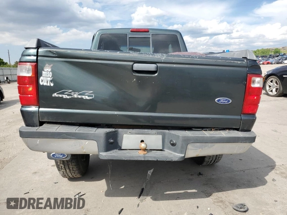 2004 Ford Ranger XL Fleet with VIN 1FTZR15E84PA70642, listed as a Copart auction lot 61016695 with 122,463 mi miles and Salvage title. Bid and sale history available at DreamBid. Image 6.