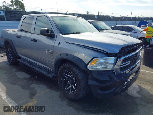 2023 Ram 1500 Classic Tradesman with VIN 3C6RR6KG5PG550852, listed as a IAAI auction lot 41818540 with 10,918 mi miles. Bid and sale history available at carsss.com. Image 1.