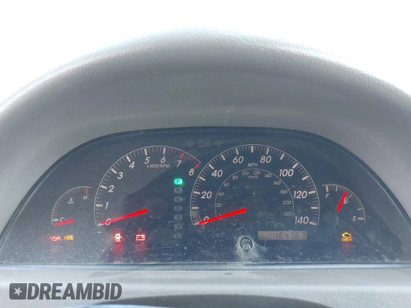 2005 Toyota Camry LE with VIN 4T1BF32K55U592479, listed as a IAAI auction lot 41974250 with 184,767 mi miles and . Bid and sale history available at DreamBid. Image 7.