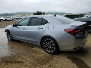 2015 Acura TLX V6 Tech with VIN 19UUB3F56FA001741, listed as a Copart auction lot 50956775 with 92,822 mi miles and Salvage Title. Bid and sale history available at carsss.com. Image 2.