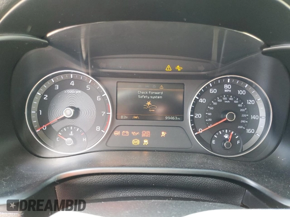 2022 Kia Forte LXS with VIN 3KPF24AD5NE486896, listed as a Copart auction lot 52008125 with 99,463 mi miles and Salvage Title. Bid and sale history available at DreamBid. Image 9.