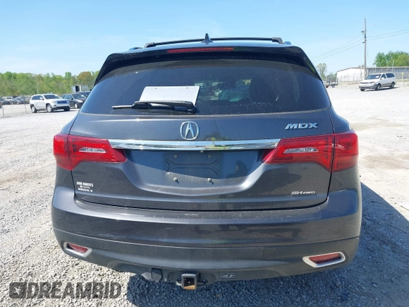 2014 Acura MDX Tech Pkg with VIN 5FRYD4H47EB037429, listed as a IAAI auction lot 41998078 with 201,969 mi miles. Bid and sale history available at carsss.com. Image 16.