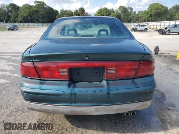 1998 Buick Regal GS with VIN 2G4WF5212W1552720, listed as a Copart auction lot 72189324 with 0 mi miles and Non Repairable. Bid and sale history available at carsss.com. Image 6.