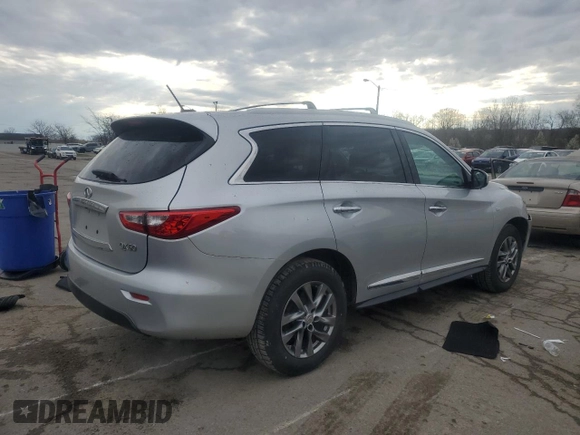 2015 Infiniti QX60 with VIN 5N1AL0MM9FC559512, listed as a Copart auction lot 49657615 with 137,820 mi miles and Salvage title. Bid and sale history available at DreamBid. Image 3.