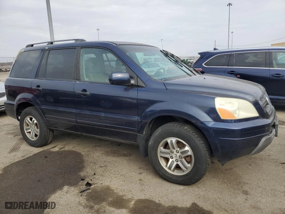 2004 Honda Pilot EX with VIN 2HKYF18694H553741, listed as a Copart auction lot 47436895 with 168,700 mi miles and Clean Title. Bid and sale history available at carsss.com. Image 4.
