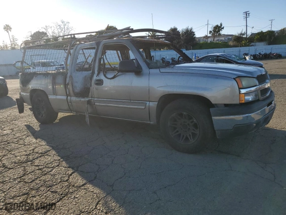 2003 Chevrolet Silverado 1500 LS with VIN 1GCEC19V43Z190578, listed as a Copart auction lot 46989365 with 0 mi miles and Non Repairable. Bid and sale history available at carsss.com. Image 4.