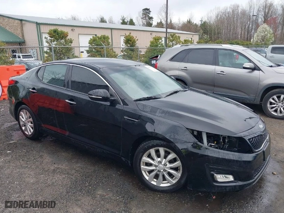 2015 Kia Optima LX with VIN 5XXGM4A79FG442899, listed as a IAAI auction lot 41859111 with 169,130 mi miles. Bid and sale history available at carsss.com. Image 1.