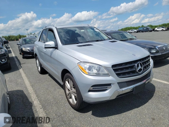 2013 Mercedes-Benz M ML 350 with VIN 4JGDA5HB8DA229135, listed as a Copart auction lot 55538995 with 176,427 mi miles and Clean Title. Bid and sale history available at carsss.com. Image 1.