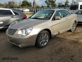 2008 Chrysler Sebring Limited with VIN 1C3LC65M38N125046, listed as a Copart auction lot 74211834 with 21,927 mi miles and Non Repairable. Bid and sale history available at carsss.com. Image 1.
