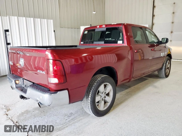 2019 Ram 1500 Big Horn z VIN 1C6RR7TT2KS714206, wystawiony jako Copart lot #58811635 z przebiegiem 94 139 mil mil oraz Czysty tytuł • Clean title. Historia ofert i sprzedaży dostępna na DreamBid. Obrazek 3.