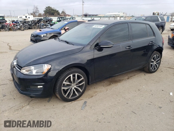 2016 Volkswagen Golf TSI S z VIN 3VW217AU3GM065199, wystawiony jako Copart lot #84048104 z przebiegiem 99 677 mil mil oraz Szkoda całkowita • Salvage title. Historia ofert i sprzedaży dostępna na DreamBid. Obrazek 1.