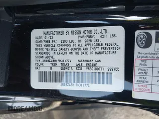 2023 Nissan Z Performance с VIN JN1BZ4BH1PM311774, выставлен на аукционе IAAI как лот 41818187 с пробегом 25 438 миль миль и . История ставок и продаж доступна на DreamBid. Изображение 9.