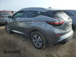 2022 Nissan Murano SV z VIN 5N1AZ2BS9NC127108, wystawiony jako Copart lot #44454565 z przebiegiem 43 923 mil mil oraz Szkoda całkowita • Salvage title. Historia ofert i sprzedaży dostępna na DreamBid. Obrazek 2.