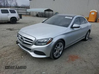 2016 Mercedes-Benz C 300 with VIN 55SWF4JB2GU166997, listed as a Copart auction lot 47840625 with 117,596 mi miles and Salvage Title. Bid and sale history available at carsss.com. Image 1.