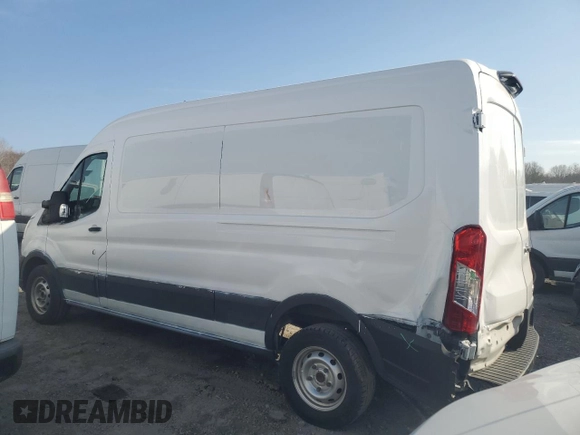 2022 Ford Transit Cargo with VIN 1FTBR1C82NKA17027, listed as a Copart auction lot 45346305 with 45,358 mi miles and Salvage Title. Bid and sale history available at DreamBid. Image 2.