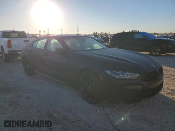 2024 BMW 8 Series 840i with VIN WBAGV2C03RCN18605, listed as a Copart auction lot 81984784 with 0 mi miles and Salvage Title. Bid and sale history available at carsss.com. Image 4.