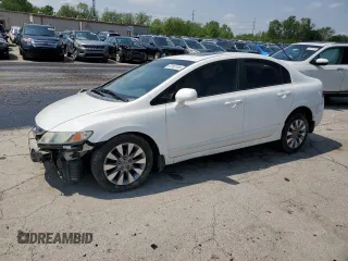 2009 Honda Civic EX-L z VIN 1HGFA16959L004013, wystawiony jako Copart lot #57047185 z przebiegiem 205 638 mil mil oraz Szkoda całkowita • Salvage title. Historia ofert i sprzedaży dostępna na DreamBid. Obrazek 1.