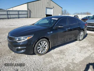 2018 Kia Optima LX z VIN 5XXGT4L36JG259076, wystawiony jako Copart lot #46780695 z przebiegiem 81 068 mil mil oraz Nie do naprawy • Non repairable. Historia ofert i sprzedaży dostępna na DreamBid. Obrazek 1.