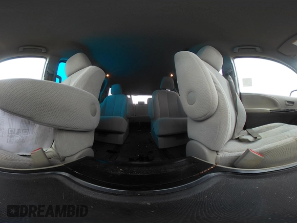 2013 Toyota Sienna LE with VIN 5TDJK3DC9DS055134, listed as a IAAI auction lot 42255532 with 156,381 mi miles and . Bid and sale history available at DreamBid. Image 18.