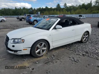2007 Audi A4 3.2L with VIN WAUDH48HX7K032011, listed as a Copart auction lot 73361204 with Not provided miles and Salvage title. Bid and sale history available at DreamBid. Image 1.
