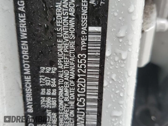 2016 MINI Hardtop 4 Door z VIN WMWXU1C51G2D12553, wystawiony jako Copart lot #52935265 z przebiegiem 57 593 mil mil oraz Szkoda całkowita • Salvage title. Historia ofert i sprzedaży dostępna na DreamBid. Obrazek 13.