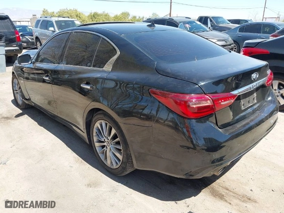 2019 Infiniti Q50 3.0t LUXE with VIN JN1EV7AP6KM511707, listed as a IAAI auction lot 41903978 with 101,893 mi miles. Bid and sale history available at carsss.com. Image 3.