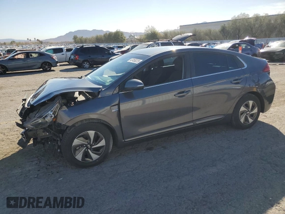 2018 Hyundai Ioniq SEL z VIN KMHC75LCXJU098603, wystawiony jako Copart lot #47458225 z przebiegiem 46 735 mil mil oraz Szkoda całkowita • Salvage title. Historia ofert i sprzedaży dostępna na DreamBid. Obrazek 1.