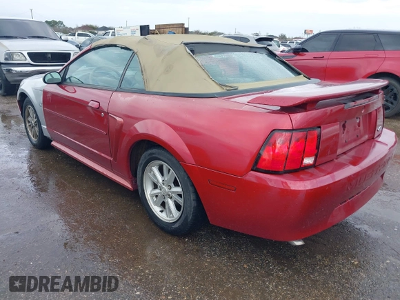 2004 Ford Mustang Deluxe with VIN 1FAFP44624F197158, listed as a IAAI auction lot 41712280 with 136,762 mi miles. Bid and sale history available at carsss.com. Image 3.