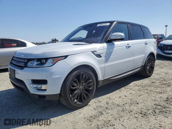 2016 Land Rover Range Rover Sport HSE with VIN SALWR2KF1GA662728, listed as a Copart auction lot 48905755 with 116,870 mi miles and Salvage title. Bid and sale history available at DreamBid. Image 1.