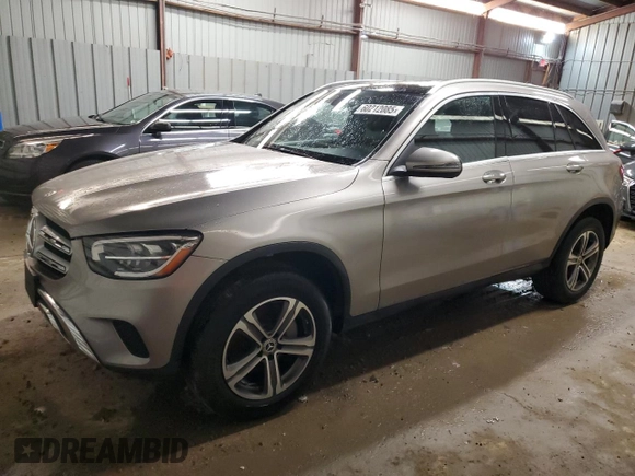 2020 Mercedes-Benz GLC 300 with VIN WDC0G8EB2LF713479, listed as a Copart auction lot 60212085 with 32,639 mi miles and Salvage title. Bid and sale history available at DreamBid. Image 1.