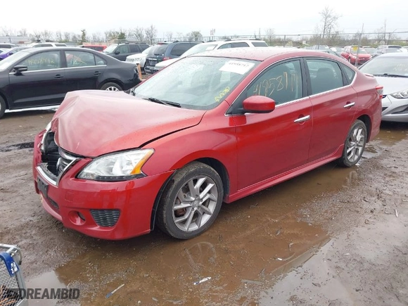 2014 Nissan Sentra SV with VIN 3N1AB7AP1EY262337, listed as a IAAI auction lot 41958717 with 132,976 mi miles. Bid and sale history available at carsss.com. Image 2.