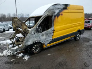 2017 Ford Transit with VIN 1FTYR2XM0HKA91851, listed as a Copart auction lot 45080635 with Not Provided miles and Salvage Title. Bid and sale history available at carsss.com. Image 1.