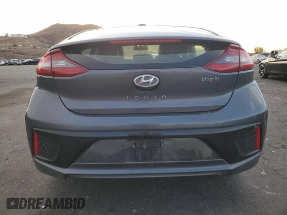 2018 Hyundai Ioniq Limited with VIN KMHC75LDXJU075248, listed as a Copart auction lot 89327145 with 62,321 mi miles and Salvage title. Bid and sale history available at DreamBid. Image 6.